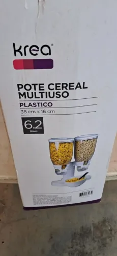Porta cereal duplo