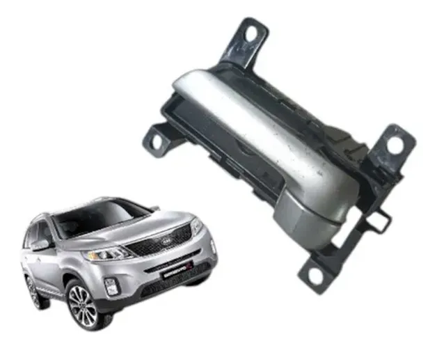 Maçaneta Interna Porta Dianteira Esquerda Kia Sorento 2016 Preto Dianteira