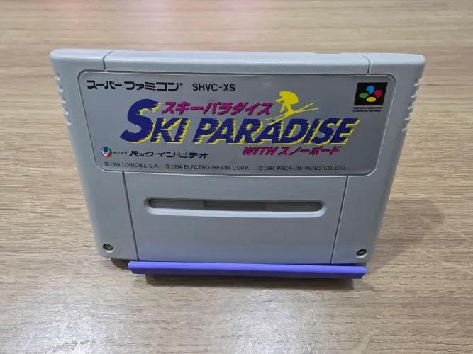 Jogo Ski Paradise SNES Super Famicom Nintendo Original