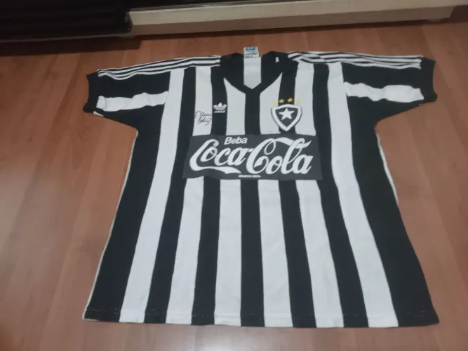 Camisa Botafogo adidas 88 RETRÔ, EG , autografada pelo Mauro Galvão 4 !