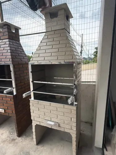 Churrasqueira Pré moldada em alto relevo