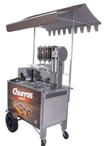 Carrinho de Churros Gourmet R2 2 Doceiras e sem masseira !