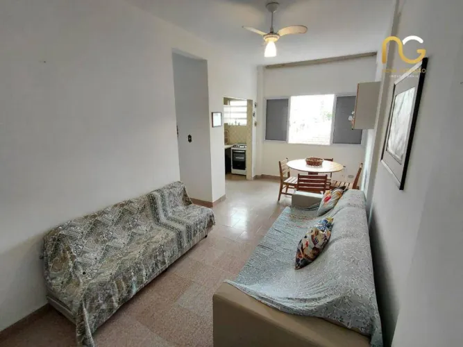 Apartamento com 1 dormitório à venda, 50 m² por R$ 230.000,00 - Tupi - Praia Grande/SP