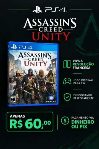 JOGO PS4 - ASSASSIN'S CREED UNITY