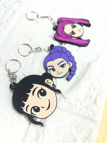 Kit 3 chaveiro guerreiras do K-pop