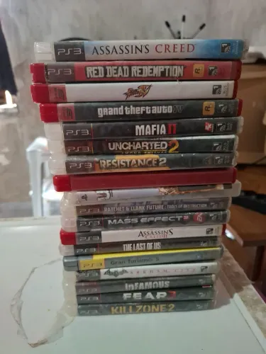 Games ps3 com manuais e pôsteres originais