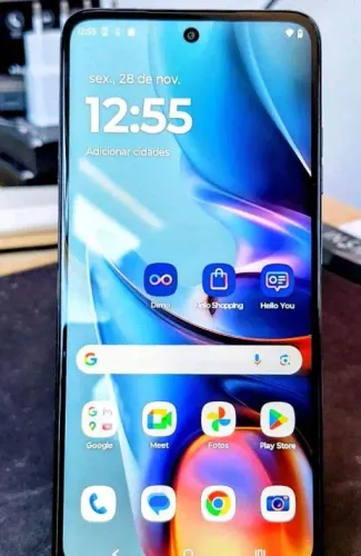 Moto g 05 pouco uso  5g  leve rachadinho em baixo nao da perceber bluetooth 5.4 128 g 8ram
