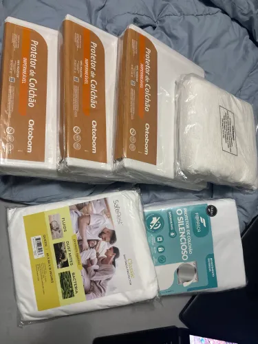 Combo de protetores impermeáveis para colchão Queen