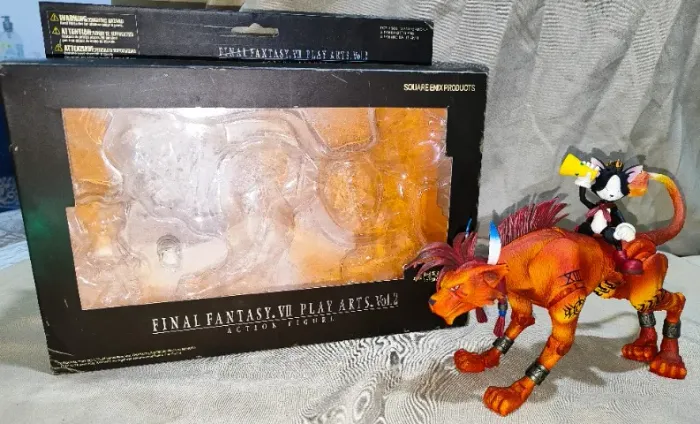 Play Arts Final Fantasy Vii 7 No 4 Red Xiii & Cait Sith (Classico)