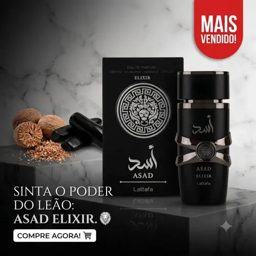? Asad Elixir Lattafa 100ml - Marque sua presença por onde passar!!!