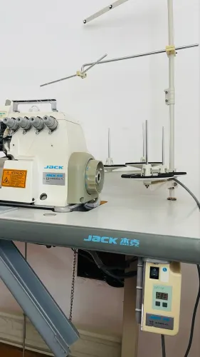 Interloque Industrial Jack JK-805D-M2-35 5 Fios Completa - Excelente Estado