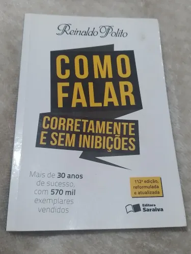 Livro "como falar corretamente sem inibições"