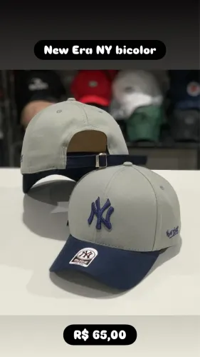 Bonés NY premium bicolor