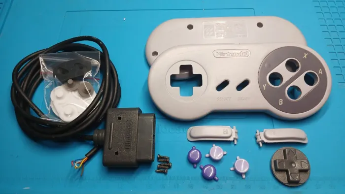 Carcaça controle super Nintendo SNS-102H