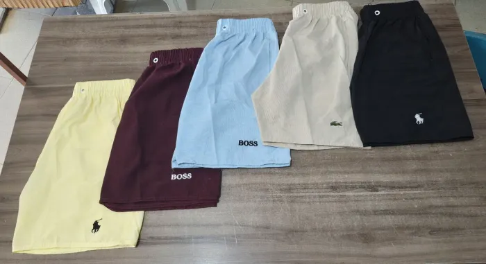 Short linho masculino