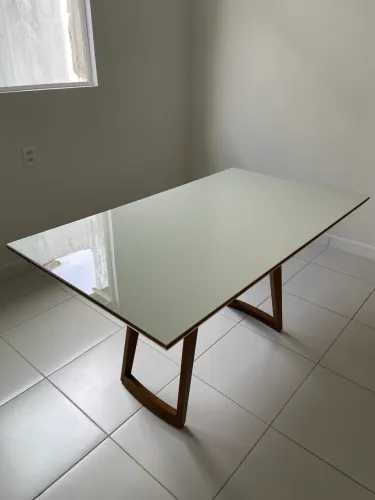 VENDO MESA DE JANTAR RETANGULAR 1,40 x 80 x 75cm 4 a 6 LUGARES