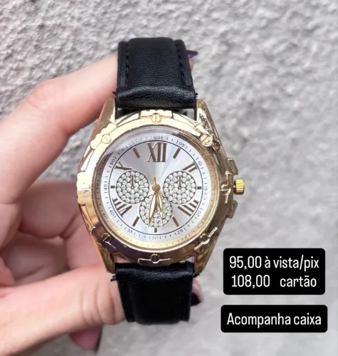 Relógio Feminino + Caixa