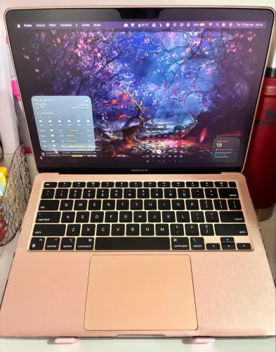 Macbook air M1 rose gold, com 8/256gb ssd