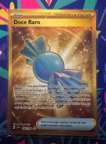 Carta Gold Doce Raro D Pokemon TCG