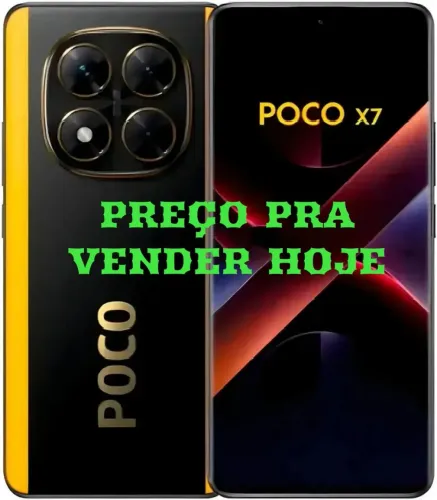 XIAOMI POCO X7 256GB 8GB RAM - AMARELO - NOVO NA CAIXA LACRADA
