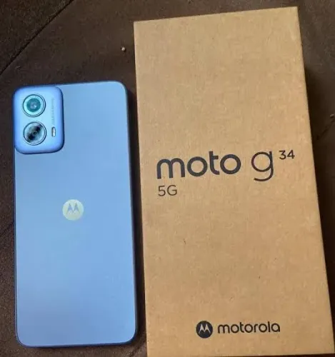 Moto g34 5g quase lacrado
