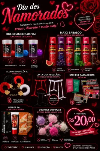 Dia dos namorados- produtos