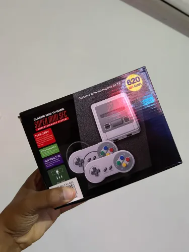  SUPER MINI SFC - 620 JOGOS CLÁSSICOS BUILT-IN