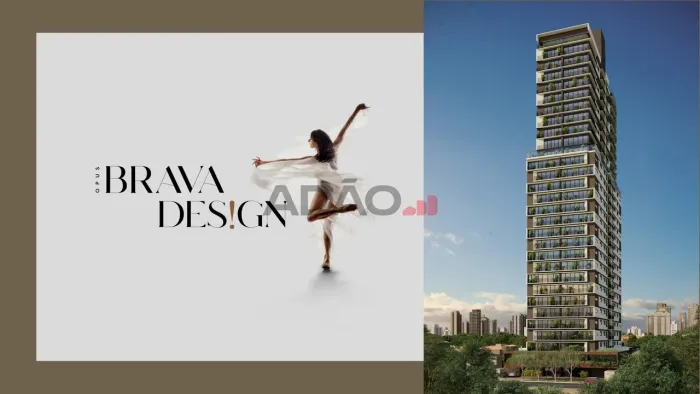 Ágio Brava Design - Vista Parque Vaca Brava - 4 suítes - 222m² Apartamento com 4 Quarto(s)