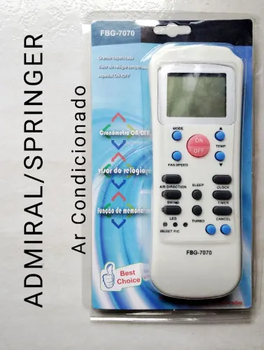 Controle remoto para ar condicionado Springer e Carrier