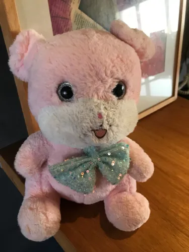 Ursinho de Pelúcia Rosa Novo
