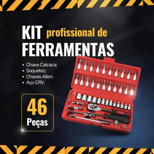 Kit profissional de ferramentas