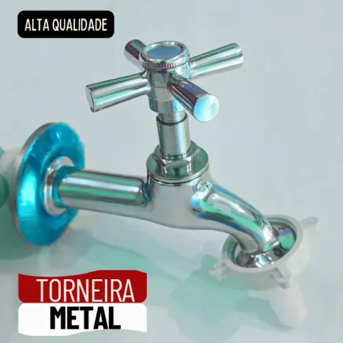 Torneira de Pia em Metal de alta Qualidade