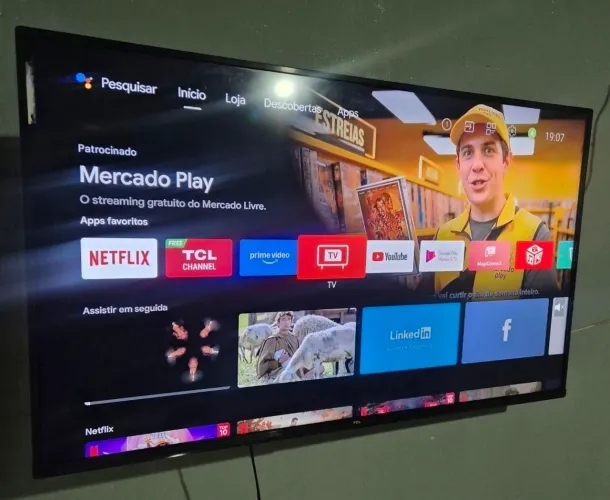 TV 50 polegadas 4K smart