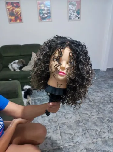 Lace front wig