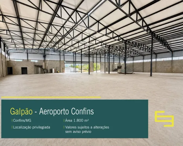 Galpão para aluguel, Aeroporto Confins - Confins/MG