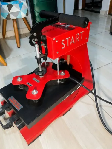 Prensa Térmica Sublimação 38x38cm 110V Manual Transfer Camisetas