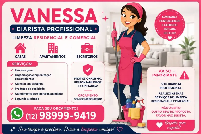 DIARISTA PROFISSIONAL ?