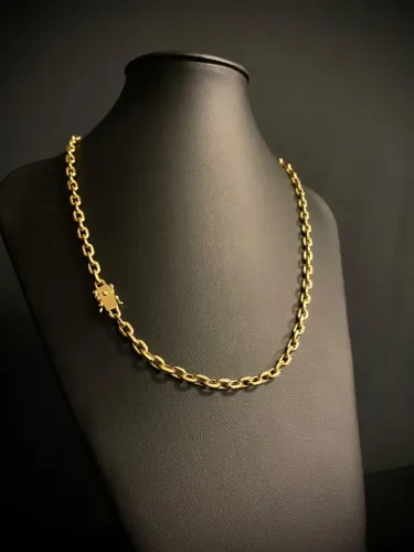 Choker Cadeado em Ouro 18k 750