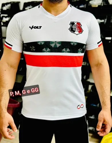 Camisa Santa Cruz branca 3D (P,.M, G e GG)