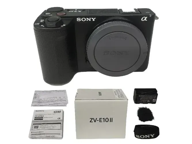 Câmera Sony Zve10 II 4k60 4:2:2 10bits 26mp Live Youtube Vlog + Nf-e (um mês de uso)