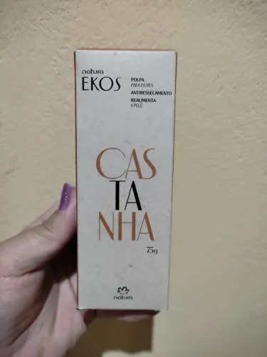 Creme Natura Ekos Castanha. Para os pés 