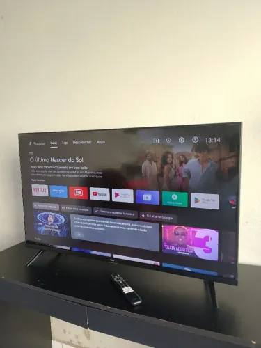 TV TCL SMART 40*, 11 MESES DE USO, CONTROLE ORIGINAL, COMANDO DE VOZ, SEMI NOVA. PERFEITA 