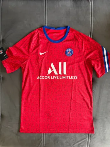 Camisa Paris Saint-Germain Pré-Jogo 20/21 Nike Masculina