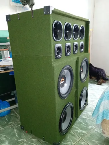 Caixa de som profissional pra casa ou carro