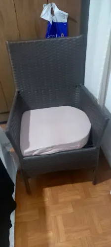Poltrona Clássica em Aluminio com Fibra Náutica 