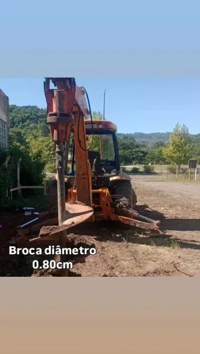 Micro estacas estacas escavadas escavação bloco de fundações 