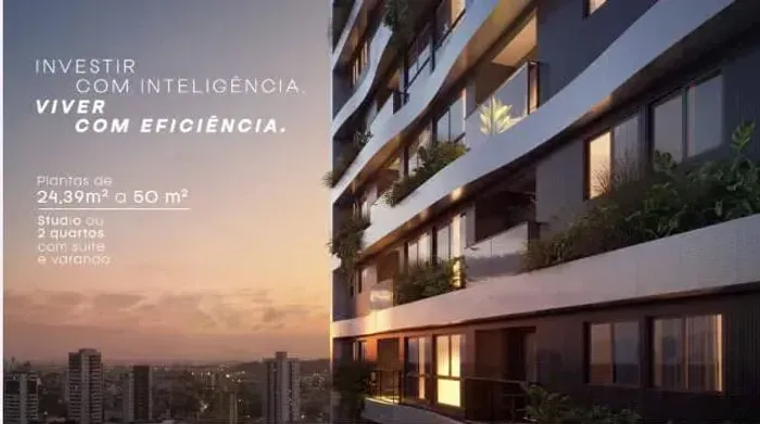 Imóvel para venda possui 25 metros quadrados com 1 quarto em Boa Viagem - Recife - PE