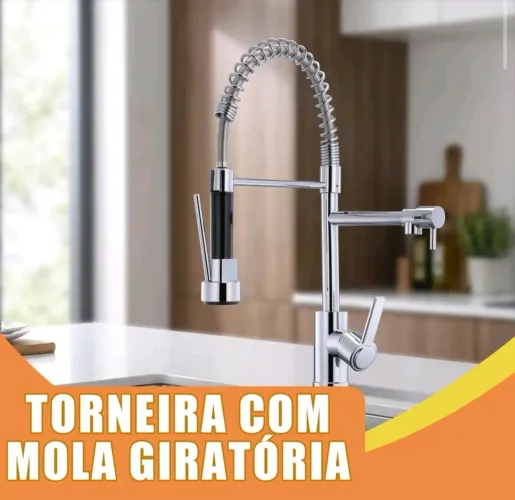 Torneira gourmet de cozinha