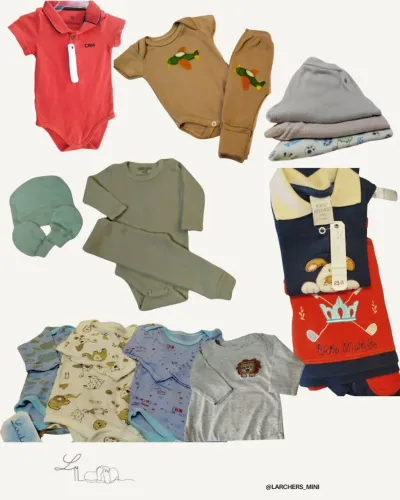 Kit enxoval básico para bebê menino