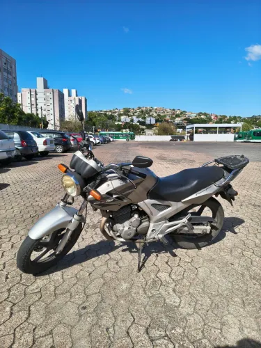 Honda Twister 250 ano 2008 - Prata ótima de motor